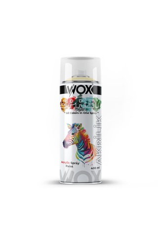Wox Akrilik Sprey Boya, Ral 1018 Çinko Sarısı 400 Ml.