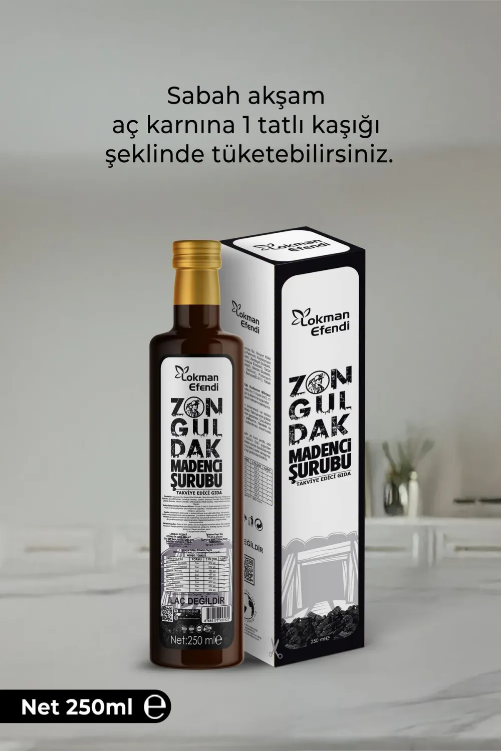 Lokman Efendi Zonguldak Madenci Şurubu 250 Ml