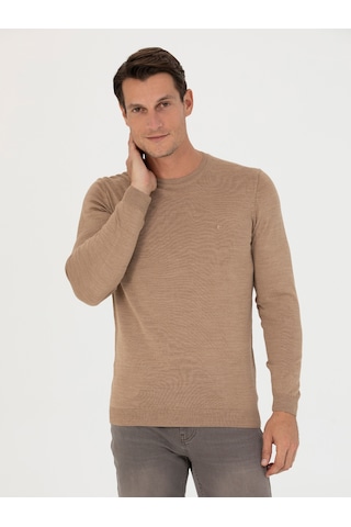 Cacharel Erkek Camel Kazak /triko 50270174-vr015 Kahverengi