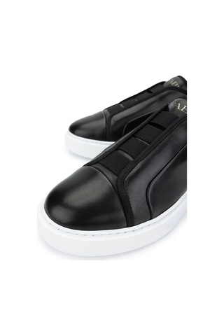 Fabi Erkek Hakiki Deri Siyah Sneakers & Spor Ayakkabı 510 Fu1325a Erk Ayk Y25 Nero Siyah