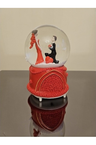 Evlilik Teklifi Müzikli Kar Küresi-cengizhan Unaler