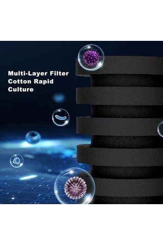 Yifomall Akvaryum Hava Motorlu Filtre Su Perisi Küçük Akvaryumlar İçin Minyatür Su Emici Pompa İle Avrupa Standartı Yu-229a