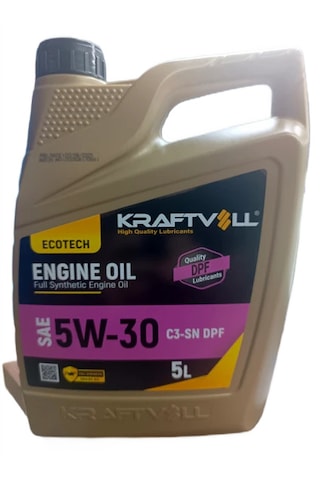 Kraftvoll DPF Partikül 5W-30 Acea C3 SN Tam Sentetik Motor Yağı