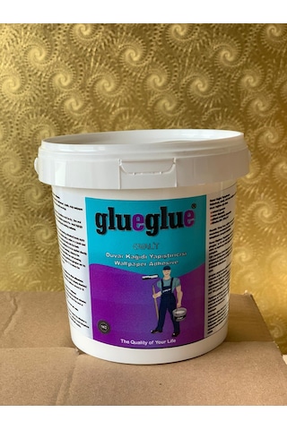 1 KG Ovalit Glueglue Ithal Duvar Kağıdı Tutkalı Sıvı