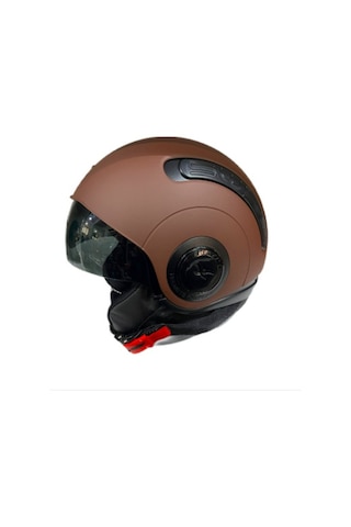 Nexx SX.10 Çenesiz Güneş Gözlüklü Kask Mat Kahverengi