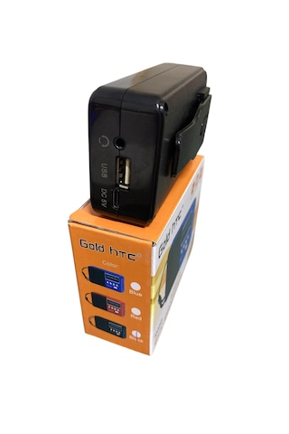 9 Cm T Nostajik Usb Bluetooth Mini Radyo 3375