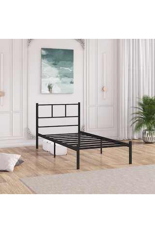 Cemre Metal Karyola 90 x 190 CM Siyah