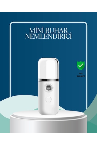 Akıllı Pro Teknolojili Şarjlı Nemlendirici Portatif Cilt Ve Hava Nemlendirici Cihaz