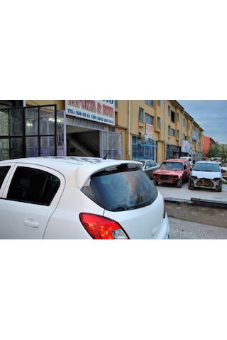 Opel Corsa D Spoyler Spoiler Fiber Boyasız