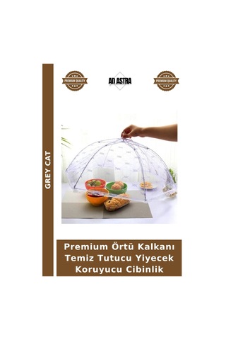 Premium Örtü Kalkanı Temiz Tutucu Yiyecek Koruyucu Cibinlik Diğer
