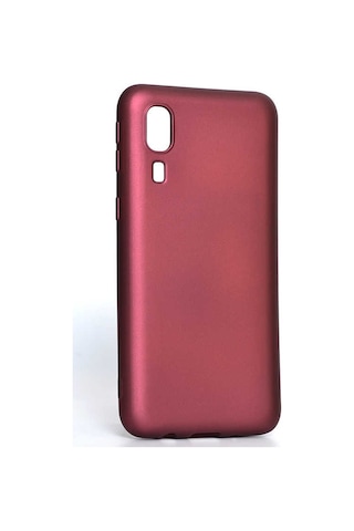 Samsung Uyumlu Galaxy A2 Core Kılıf Zore Premier Silikon Kapak Mürdüm