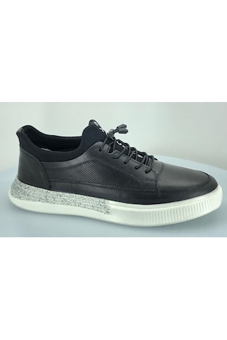 Dropland 8223 Hakiki Deri Erkek Casual Ayakkabı Siyah