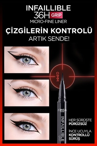 Maybellıne Infaıllıble Grıp Eyelıner Siyah