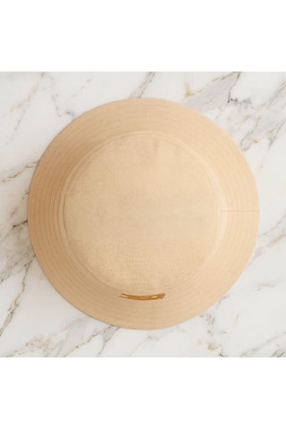 Bk Gift Kişiye Özel İsim Nakışlı Unisex Bucket Şapka Krem Pamuk Gabardin Kumaş Yazlık Şapka
