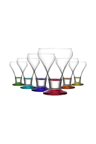 LAV Frosty Cam Dondurma & Tatlı Kasesi 6'lı Küçük Boy 305 ml Karışık Renkli (Reçellik  )