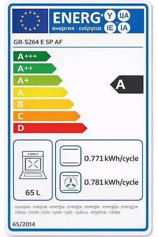 Çetintaş Evii 5264 E SP AF Siyah Airfry Turbo Ankastre Fırın