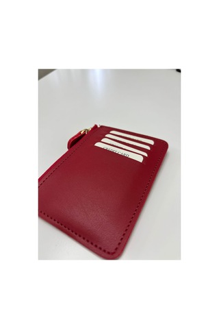 Store Kadın Şık Kullanışlı Kartlık Kırmızı