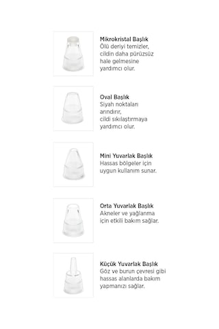 Polosmart Pbs820 Şarjlı Vakumlu 5 Başlıklı Siyah Nokta Temizleme Cihazı Beyaz