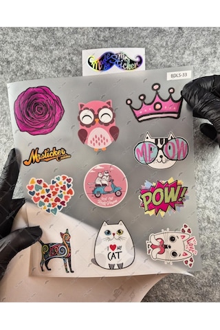 Bdls33 Küçük Boy 10lu Sticker Seti