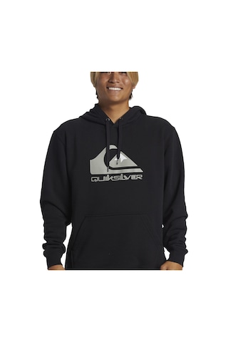 Quiksilver Big Logo Hoodie Erkek Sweatshirt Siyah