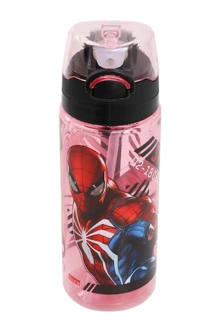 Spiderman Matara 500 Ml Kırmızı Renk 1 Adet Erkek Çocuk Örümcek Adam Lisanslı Suluk Okul Matarası Öğrenci Suluğu Kırmızı