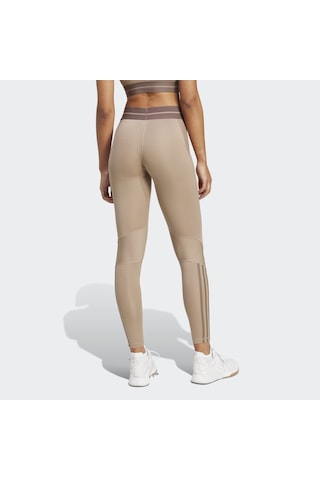 Adidas Jy2068 Hyg Rıb 1-1 L Kadın Spor Tayt Krem