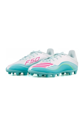 Adidas F50 Messi Club Fg/m Erkek Çoklu Çim Zemin Kramponu Jq0946 Beyaz Beyaz
