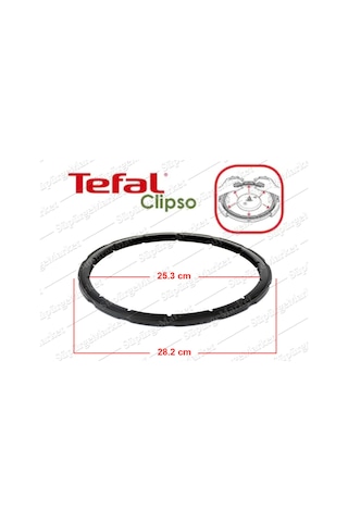 Tefal Düdüklü Tencere Lastiği 8-10 L Clipso Kapak