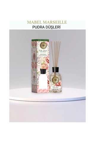 Mabel Marseille Pudra Düşleri Çubuklu Oda Kokusu 100 Ml 3 Adet Çiçeksi - Pudralı