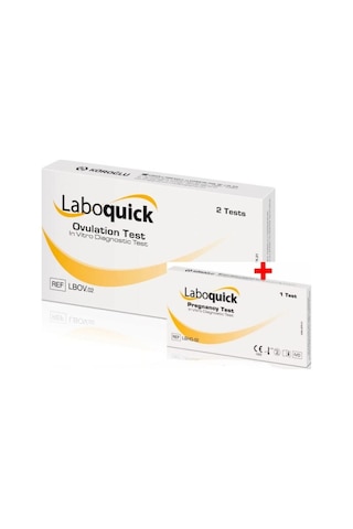 Laboquick Ovülasyon Testi 2 Test x 10 Paket + Gebelik Testi 1 Test x 6 Paket