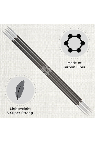 Karbonz İğne Oyunu, Kalınlık 2,0 Mm Uzunluk 15 Cm Yenilik. Hi-tech Karbon Fiber.
