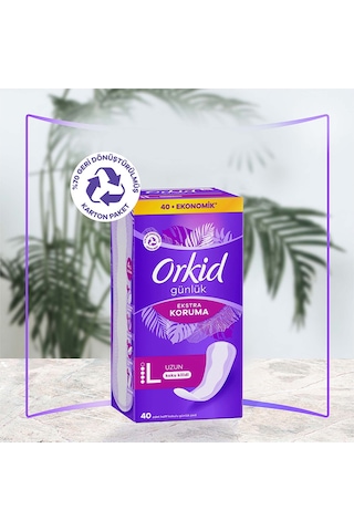 Orkid Günlük Ped Ekstra Koruma Uzun 40'lı