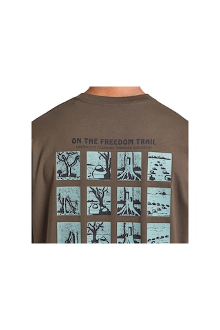 Jack Wolfskin Trailblazer Erkek Tişört Kahve Beji Bej