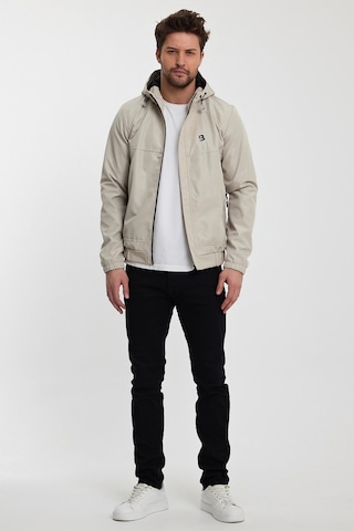 Stilkombin Bl 1596-60276 Kapüşonlu Göğüs Detay Bel Lastikli Mevsimlik Ceket