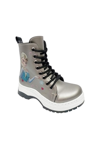 Fix Kids 9603 Deri Fashion Kız Çocuk Bot Platin