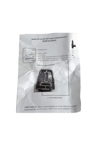 Kgn Katlanır Ayna Modülü Bmw E39-e46 3301021