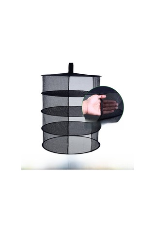 Symbee 4 Katlı Reçine Kurutma Ağı - Zipli Kapatılabilir, Çevre Dost Malzeme, Sebze-meyve-balık Kurutucu, Bahçe Gereci, 60cm Çaplı