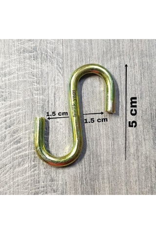 Beşel S Kanca Büyük 1.5x5 Cm 5 Adet