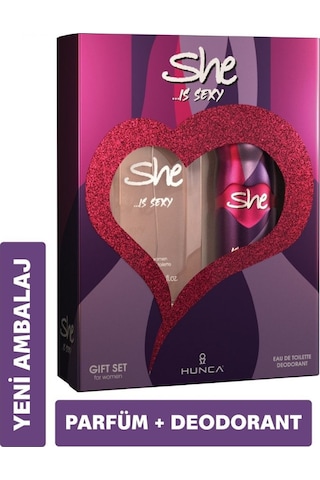She Is Sexy Kadın Parfüm EDT 50 ML + Deodorant 150 ML
