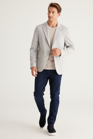 AC&Co / Altınyıldız Classics Erkek Syb Slim Fit Dar Kesim Mono Yaka %100 Pamuk Desenli Ceket Syb Çok Renkli