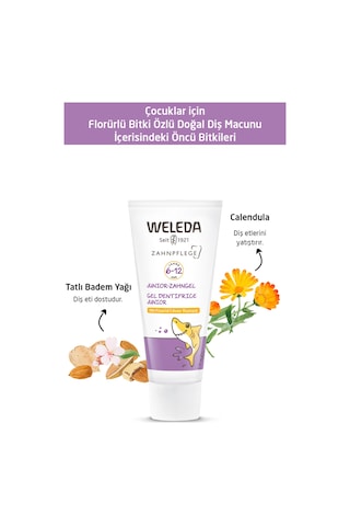 Weleda Çocuklar için Florürlü Bitki Özlü Doğal Diş Macunu 50ml (6-12 Yaş)