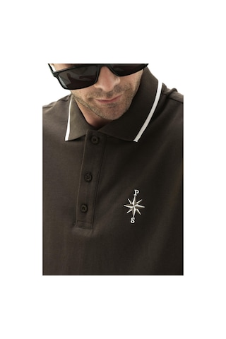 Erkek Polo Yaka T-shirt Kahverengi