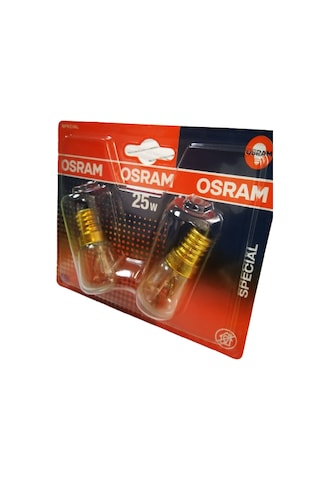 Osram 25w Sarı Işık E14 Duylu Ince Duy Fırın Ampulü 2'li Paket