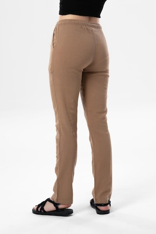 Eliş Şile Bezi Şile Bezi Çift Cepli Unisex Yazlık Pantolon Vizon Vzn-vizon Vizon