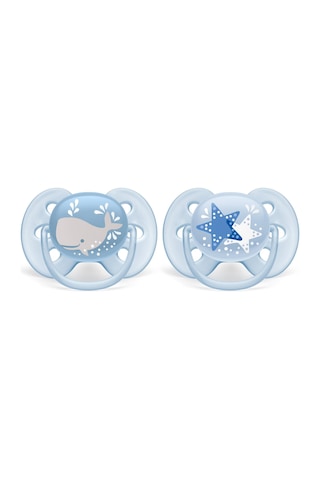 Philips Avent Ultra Soft 6-18 Ay Emzik 2'li Scf 22303 Kırmızı - Sarı