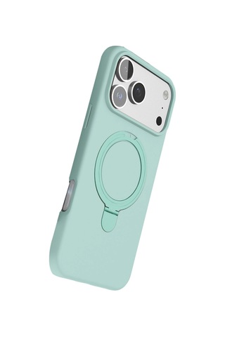 Apple, Uyumlu iPhone 17 Pro Regal Magsafe Standlı Kapak Yeşil