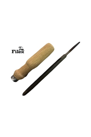 Filex Üçgen Eğe Kalın Diş (Taper) Boy 200 Mm