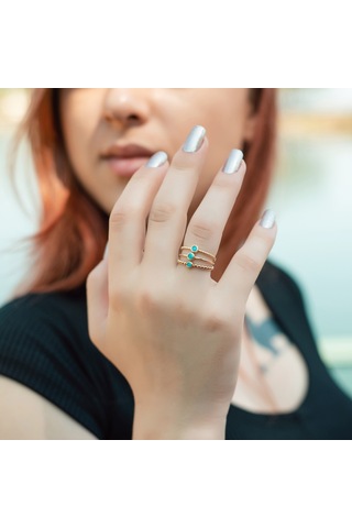 Kadın Burgu Tohum Altın Yüzük