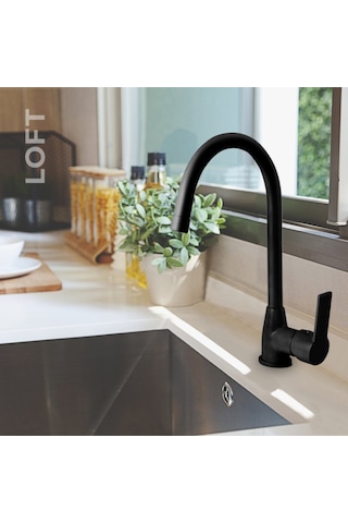 Newarc Loft Eviye Bataryası Siyah