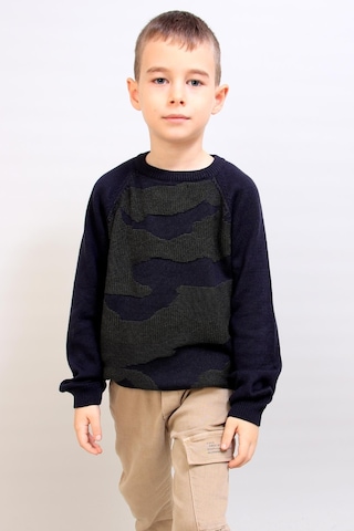 Alexandergardı Çocuk Kamuflaj Desenli Kazak C19-ag50470 001